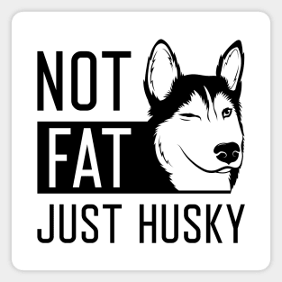 Not Fat Just Husky Magnet